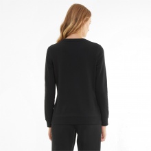 Puma Koszulka długorękawowa Essentials Logo (materiał mieszany) czarna damska